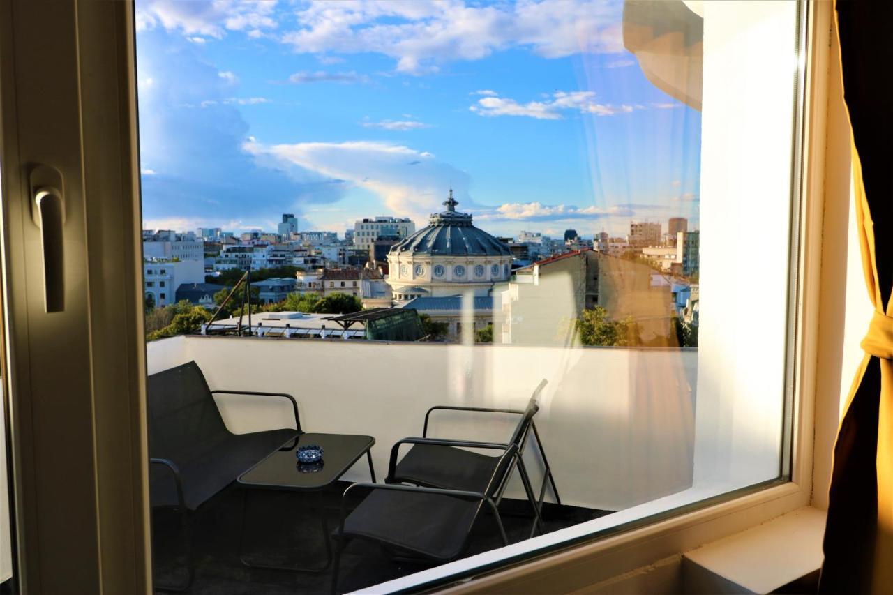 Athenee Palace Apartment - Panoramic View Terrace & Balcony - Free Minibar Bucharest Exterior photo