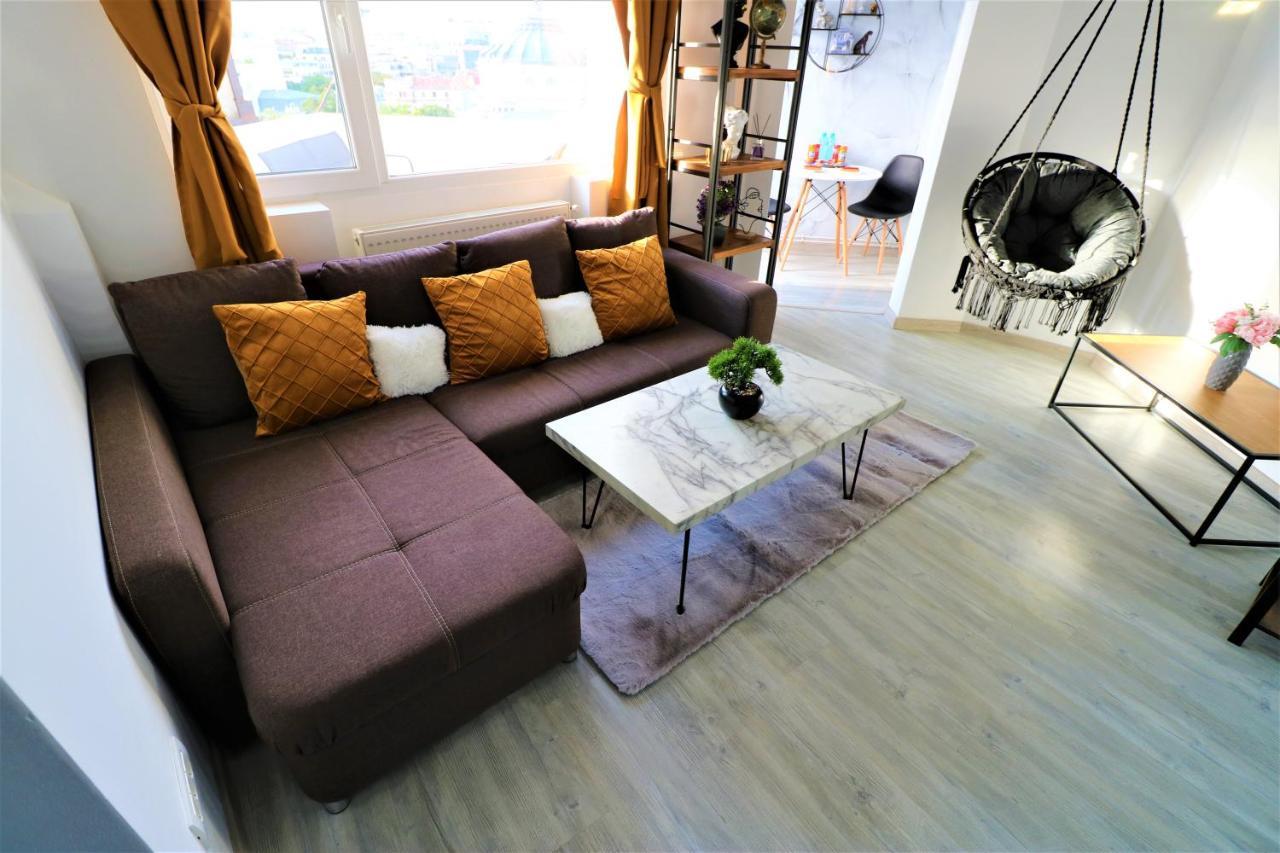 Athenee Palace Apartment - Panoramic View Terrace & Balcony - Free Minibar Bucharest Exterior photo