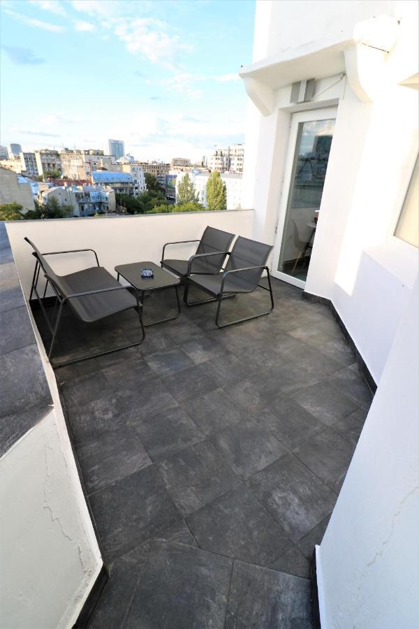 Athenee Palace Apartment - Panoramic View Terrace & Balcony - Free Minibar Bucharest Exterior photo